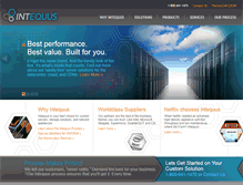 Tablet Screenshot of intequus.com